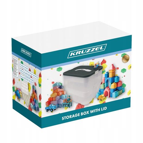 Pudełko Na Klocki- 2 Poziomy 15L Kruzzel 25756 na Arena.pl