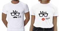 Koszulki dla PAR prezent dla zakochanych mąż żona