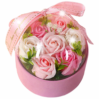 FLOWER BOX RÓŻE WIECZNE KWIATY BUKIET KWIATÓW RÓŻA PŁATKI UPOMINEK PREZENT