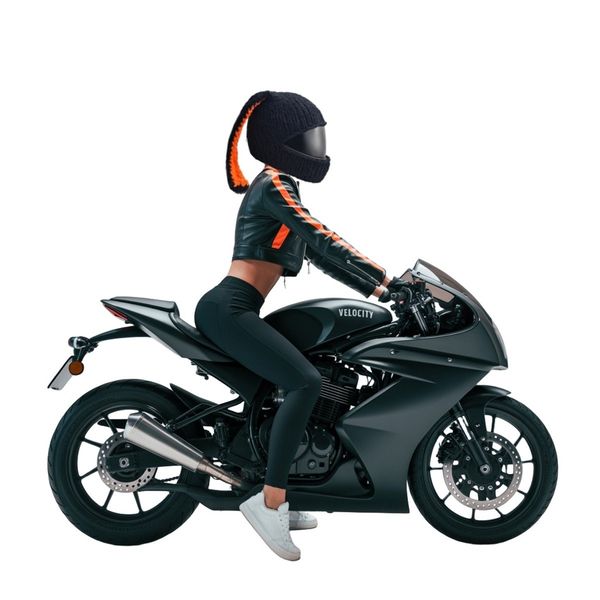 Czapka na kask Bunny Rider zdjęcie 13