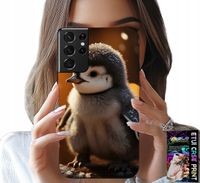 ETUI DO SAMSUNG GALAXY S21 Ultra - SŁODKI PINGWIN, TUPTAK, MADAGASKAR WZORY