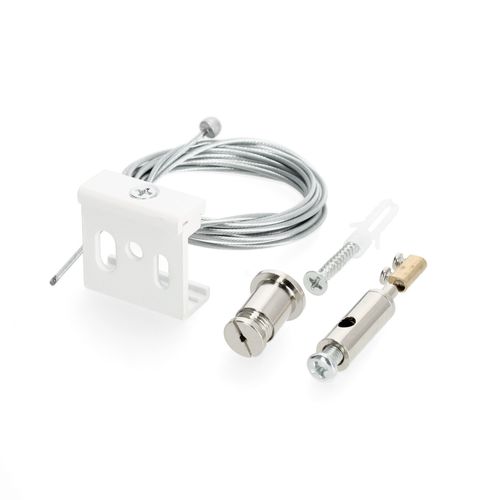 Zestaw do zawieszania szynoprzewodów na linkach BIAŁY 2m na Arena.pl