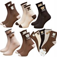 5x Skarpety Damskie KOLOROWE Bawełna Skarpetki Dla Niej 39-42