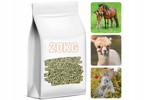 SUSZ Z LUCERNY 20KG LUCERNA GRANULOWANA DLA KONI KRÓLIKÓW GRANULAT PELLET na Arena.pl