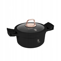 Garnek tradycyjny z pokrywką 20cm 2,8L indukcja gaz