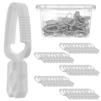 KADAX Klamerki Do Prania Spinacze Na Bieliznę Pranie Żabki 50szt + Pojemnik