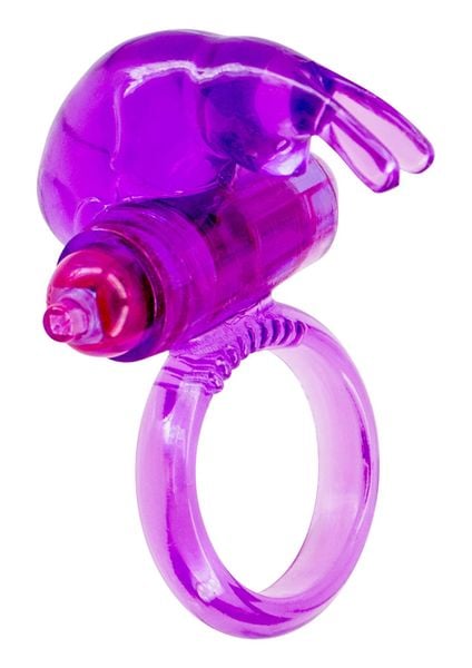 Rabbit Vibrating Cockring Purple zdjęcie 1