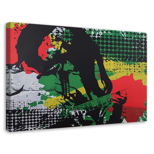 Obraz na płótnie, Bob Marley - legenda reggae 90x60 na Arena.pl