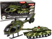 Zestaw Militarny Czołg Napęd Frykcyjny Helikopter