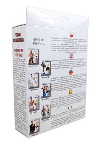 lalka męska dmuchana facet czarny z penisem 165cm na Arena.pl