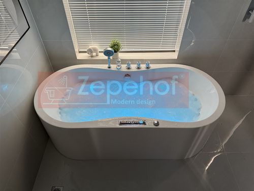 PIĘKNA OWALNA WANNA Z HYDROMASAŻEM 170X80 z 1 ODLEW GRZAŁKA na Arena.pl