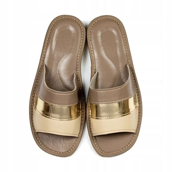 POLSKIE KAPCIE DAMSKIE PANTOFLE KLAPKI DOMOWE zdjęcie 1