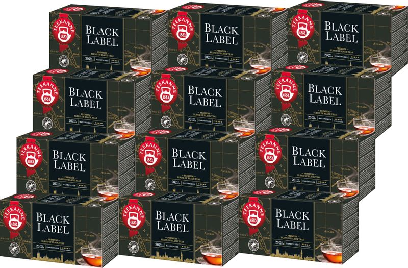 (x12) TEEKANNE Herbata Black Label 20tb zdjęcie 1