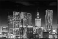 100 70CM OBRAZ PŁÓTNO WARSZAWA PŁÓTNO RAMA