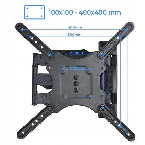 Mocny Obrotowy Wieszak Uchwyt Telewizora TV Monitora 32-60" PIVOT VESA na Arena.pl