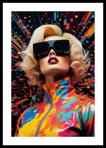 Plakat 30x45cm Retro Futuryzm na Arena.pl