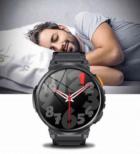 DUŻY zegarek męski SMARTWATCH GRAVITY z ROZMOWAMI DUŻA BATERIA 730mAh 1.85" na Arena.pl