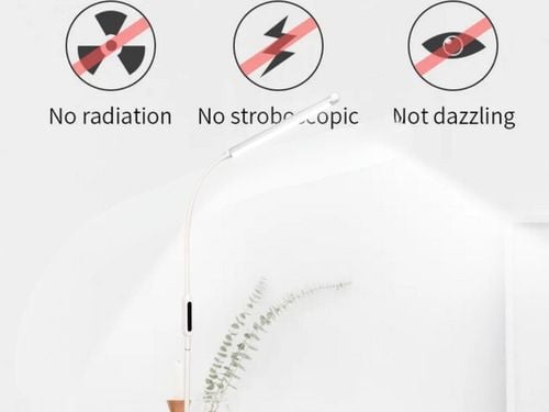 LAMPA LED STOJĄCA PODŁOGOWA BIAŁA LAMPKA BIURKOWA NOCNA USB PILOT na Arena.pl