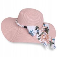Moramo kapelusz słomkowy różowy rozmiar 57
