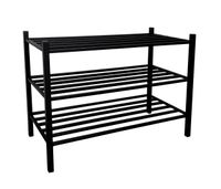 Szafka Ławka na buty Regał Półka stelaż czarny