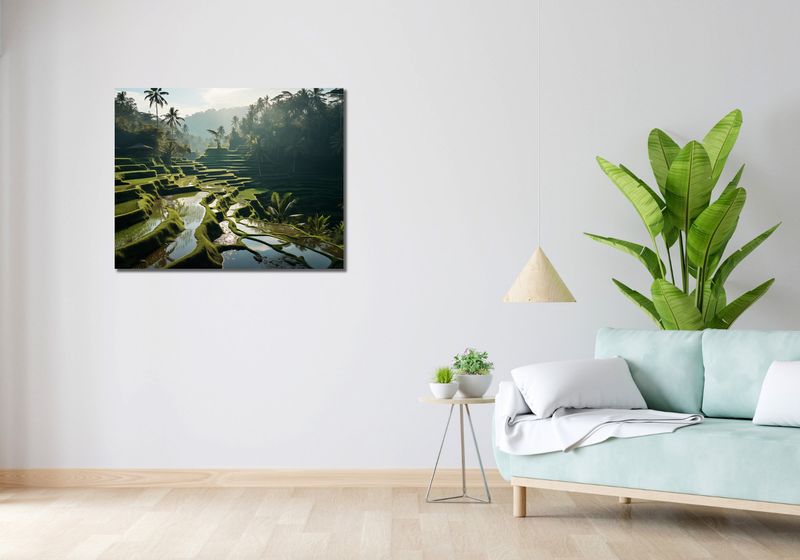 Obraz 90x70cm Zielone Sanktuarium zdjęcie 2