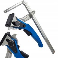 ŚCISK STOLARSKI DŹWIGNIOWY ZACISK UCHWYT DO SZYNY ODKUWANY 160 x 60mm