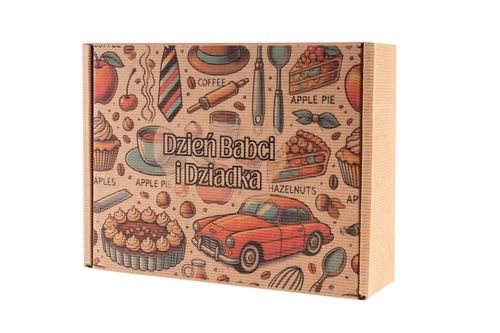 PREZENT NA DZIEŃ BABCI I DZIADKA zestaw z nadrukiem podkładki kawa herbata na Arena.pl