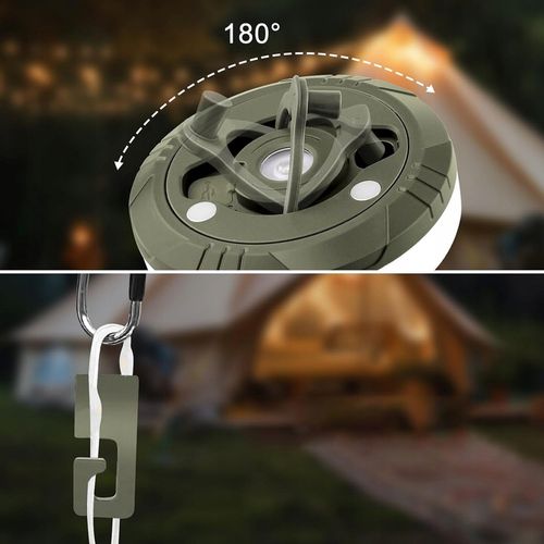 LAMPKA KEMPINGOWA DO NAMIOTU ZEWNĘTRZNEGO, BAJKOWA LAMPKA LED USB 1800MAH na Arena.pl