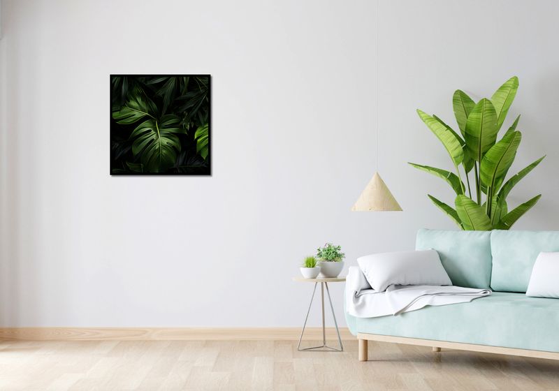 Plakat 60x60cm Zielony Szept zdjęcie 4