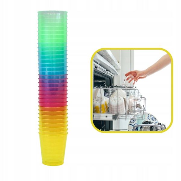 Plastikowe kieliszki do shotów wódki 20 szt 30ml zdjęcie 9