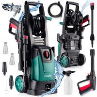 SAMOSSĄCA MYJKA CIŚNIENIOWA MOCNA POMPA 2000W TURBO DYSZA L6 ZWIJACZ