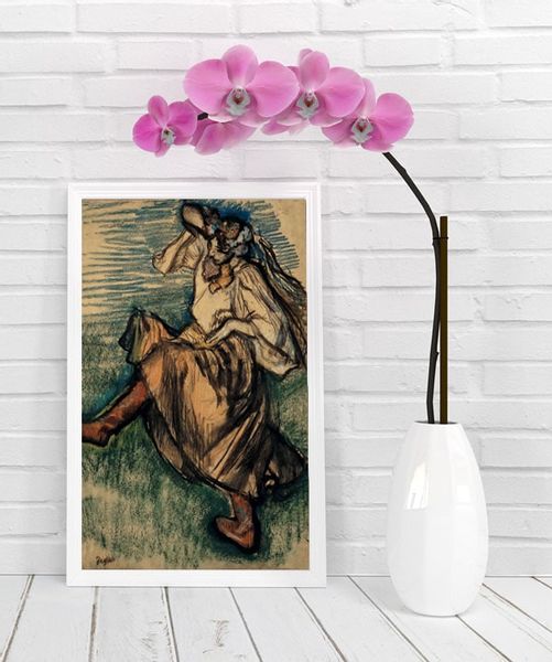 Russian Dancer, Edgar Degas - plakat 70x100 cm zdjęcie 2