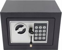 Sejf Domowy Stalowy Skrytka Kasetka na Szyfr Zamek Elektroniczny Klucz