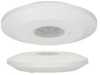 Płaski Czujnik Ruchu PIR Natynkowy 2000W Czujka Działa z LED Regulacja 360°
