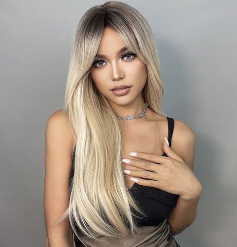 Peruka Blond Ombre Długa Naturalny na Arena.pl