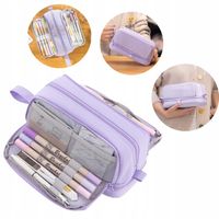 Duży wielofunkcyjny piórnik szkolny Kosmetyczka 4W1