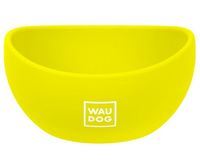Silikonowa miska dla kota lub małego psa Collar WauDog 250ml żółta 12,5cm