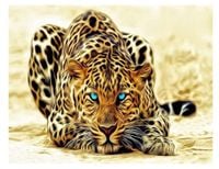 Diamentowa mozaika - Leopard