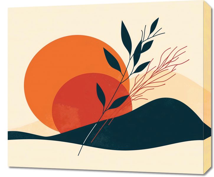 Obraz 70x60cm Zmierzch w Ciszy zdjęcie 1