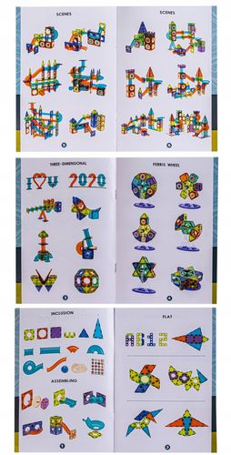 Klocki Magnetyczne, Tor Kulkowy Dla Kulek 268 Elementy Kulodrom na Arena.pl