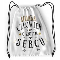 Plecak Dla Liliany Sportowy Szkolny Worek Torba Z Nadrukiem Ze Zdjęciem