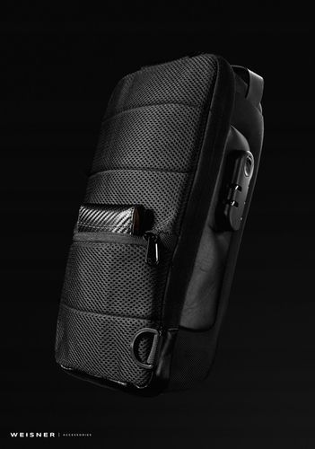 TORBA SASZETKA MĘSKA NERKA PLECAK ANTYKRADZIEŻ USB na Arena.pl