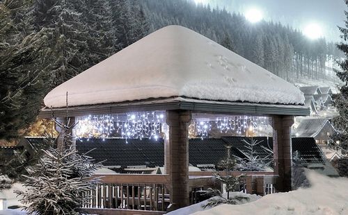 Kurtyna świąteczna 500LED 17,5m SOPLE BIAŁA ZIMNA + FLASH na Arena.pl