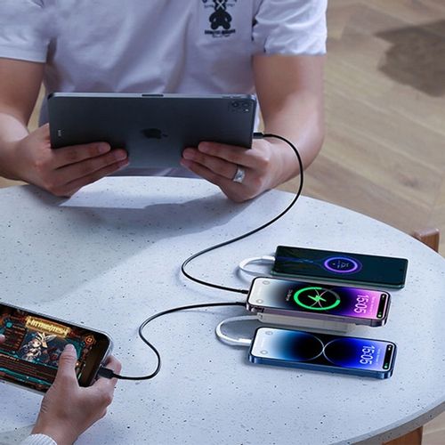 10000MAH MAGNETYCZNA MAGSAFE POWER BANK USB-C SZYBKIE ŁADOWANIE DLA IPHONE na Arena.pl