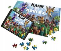 Puzzle ROBLOX A3 252el z Własnym Nadrukiem Dowolne IMIĘ Pudełko