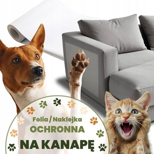 FOLIA OCHRONNA Drzwi Meble PRZECIW DRAPANIU Samoprzylepna BEZBARWNA 100x50 na Arena.pl