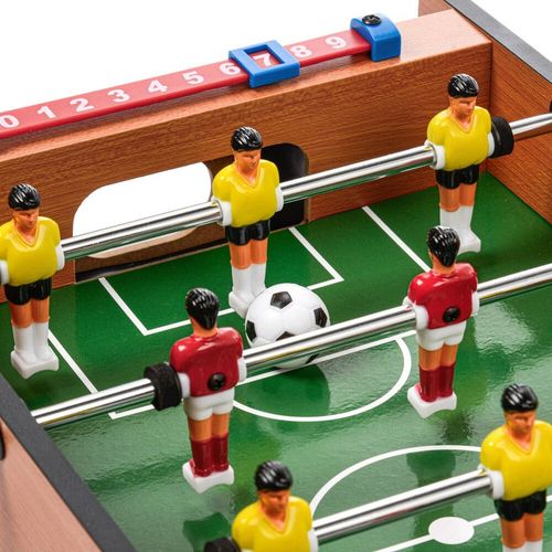 Mini stół do piłkarzyków małe piłkarzyki stołowe gra dla dzieci MDF Meteor na Arena.pl