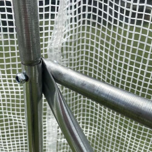 Tunel ogrodowy foliowy szklarnia folia 4x2x2m 8m² 2 wejścia śr. rurek 25 mm na Arena.pl