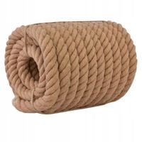 Lina jutowa 30mm x 5m. Gruba, skręcana w stylu żeglarskim!