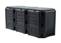 KOMPOSTOWNIK MODUŁOWY 1200 L MROZOODPORNY CZARNY